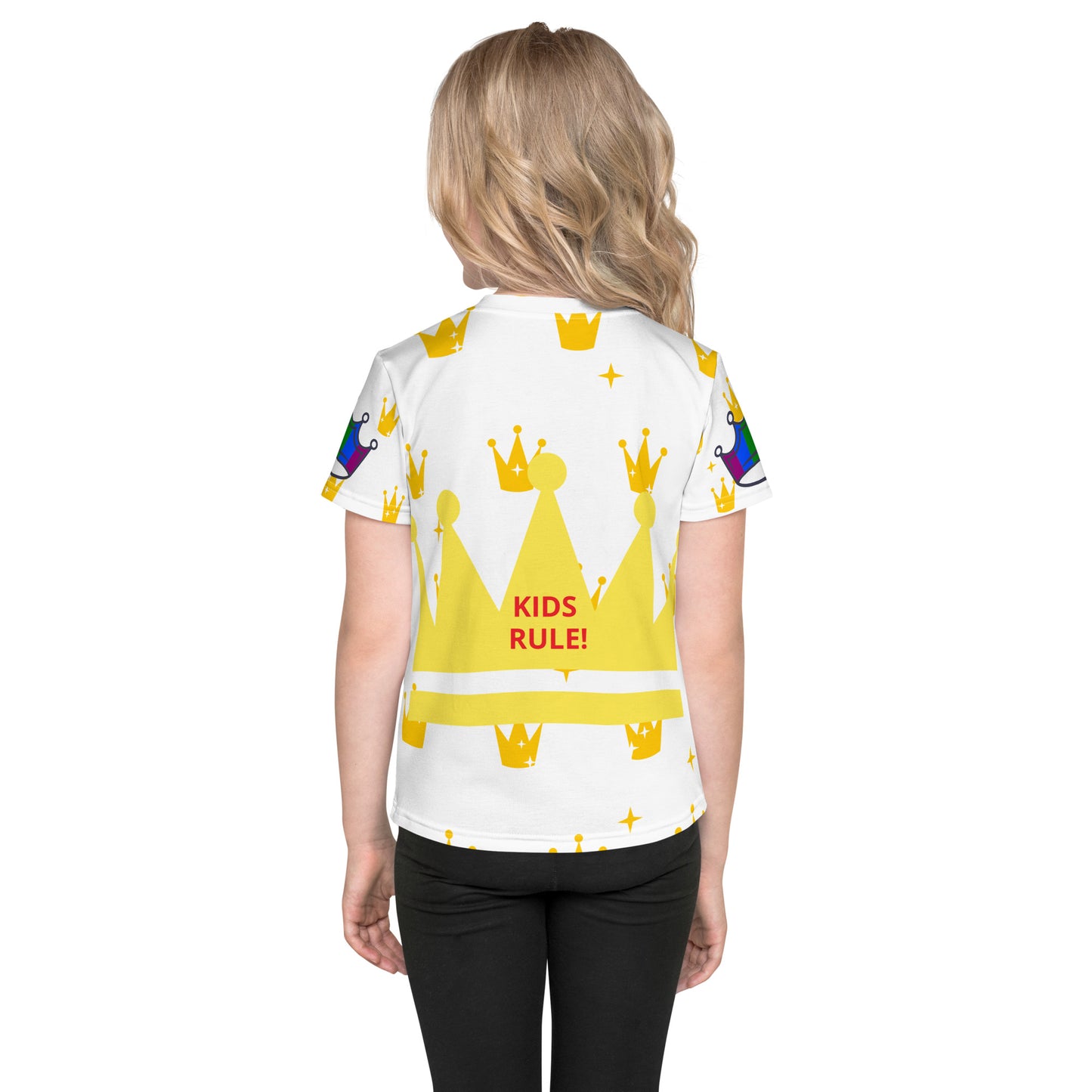 KIDS RULE - Camiseta de cuello redondo para niños - ELLACO