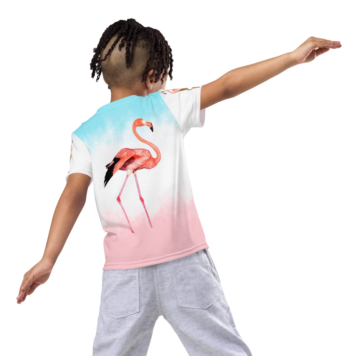FLAMINGO - Kids crew neck t-shirt - ELLACO