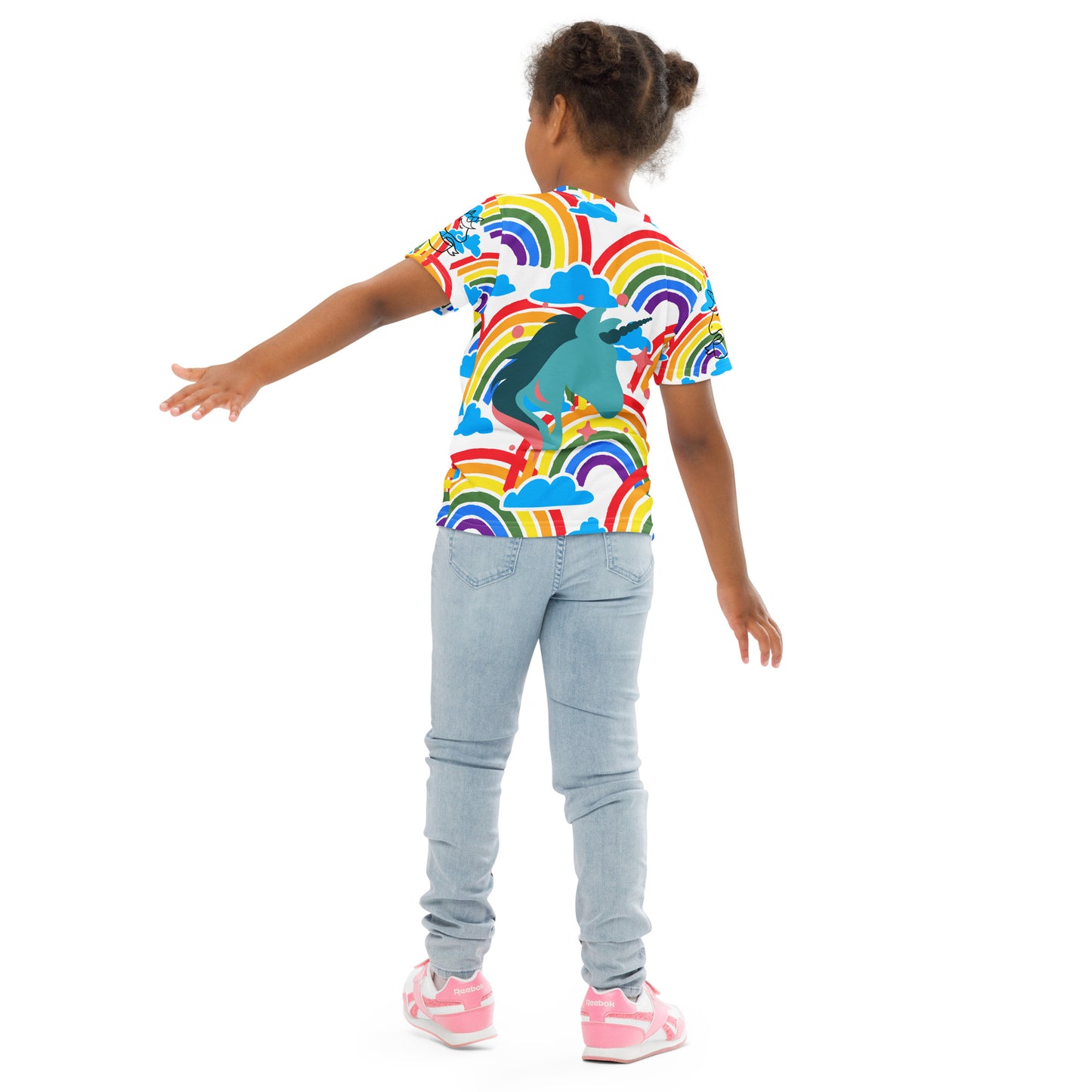 Rainbow Unicorn - Kids crew neck t-shirt - ELLACO