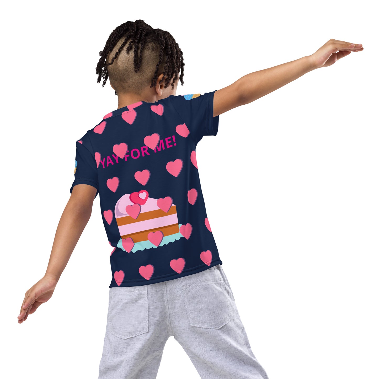 ¡HOLA! ¡ES MI CUMPLEAÑOS! - Camiseta de cuello redondo para niños - ELLACO