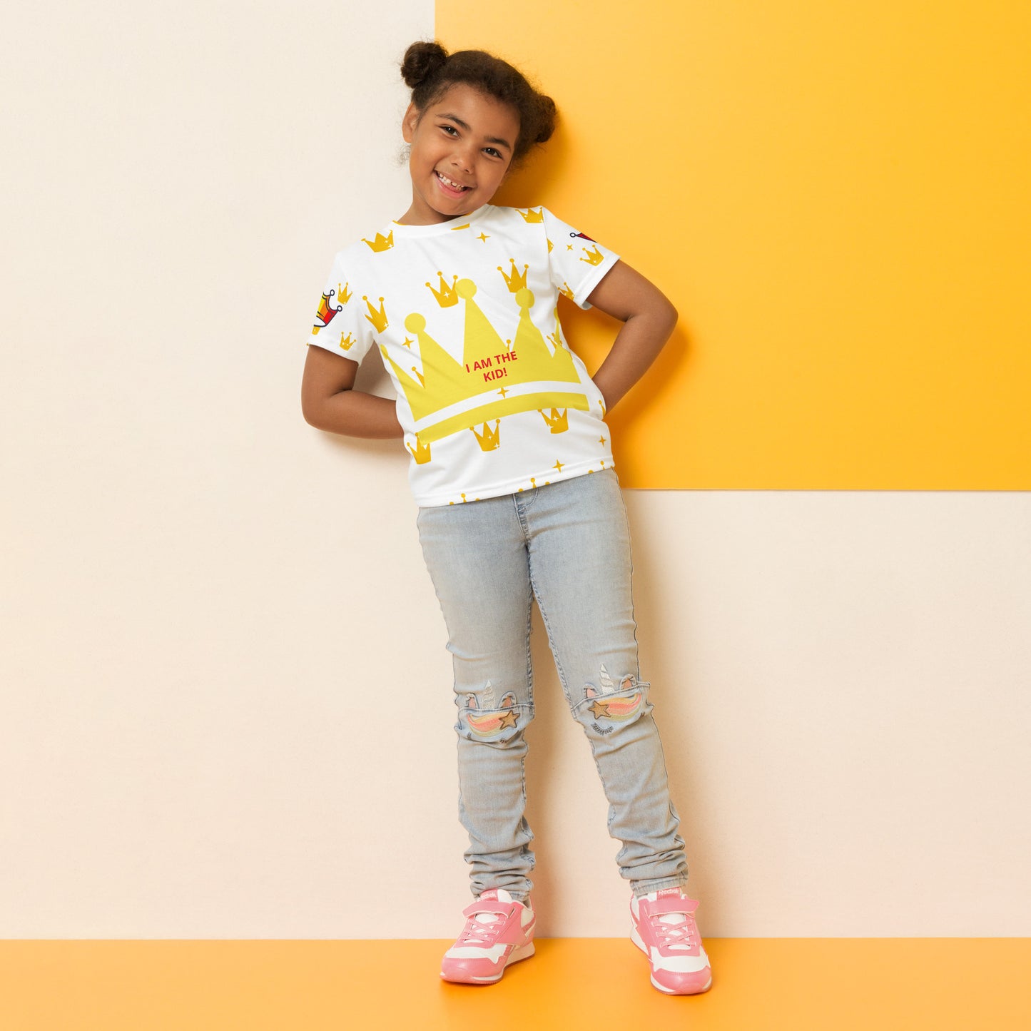 KIDS RULE - Camiseta de cuello redondo para niños - ELLACO