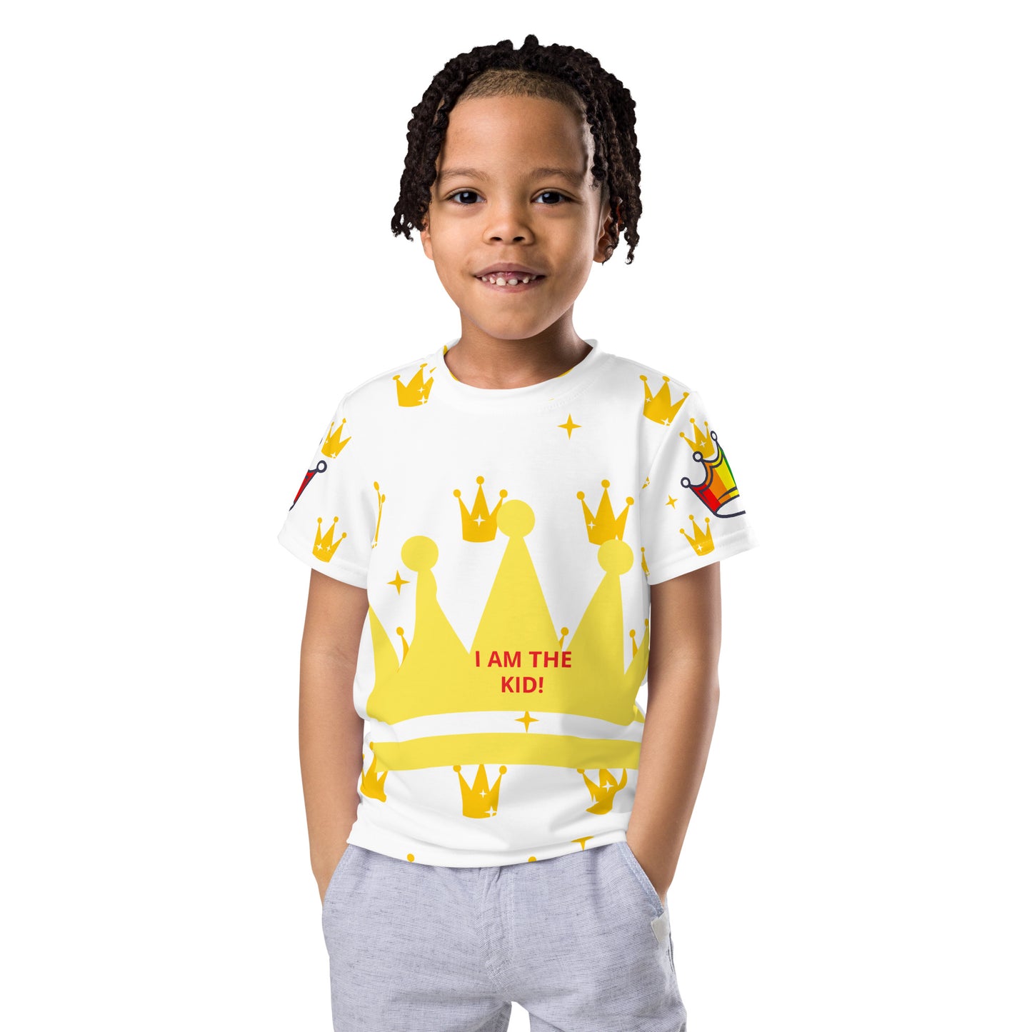 KIDS RULE - Camiseta de cuello redondo para niños - ELLACO