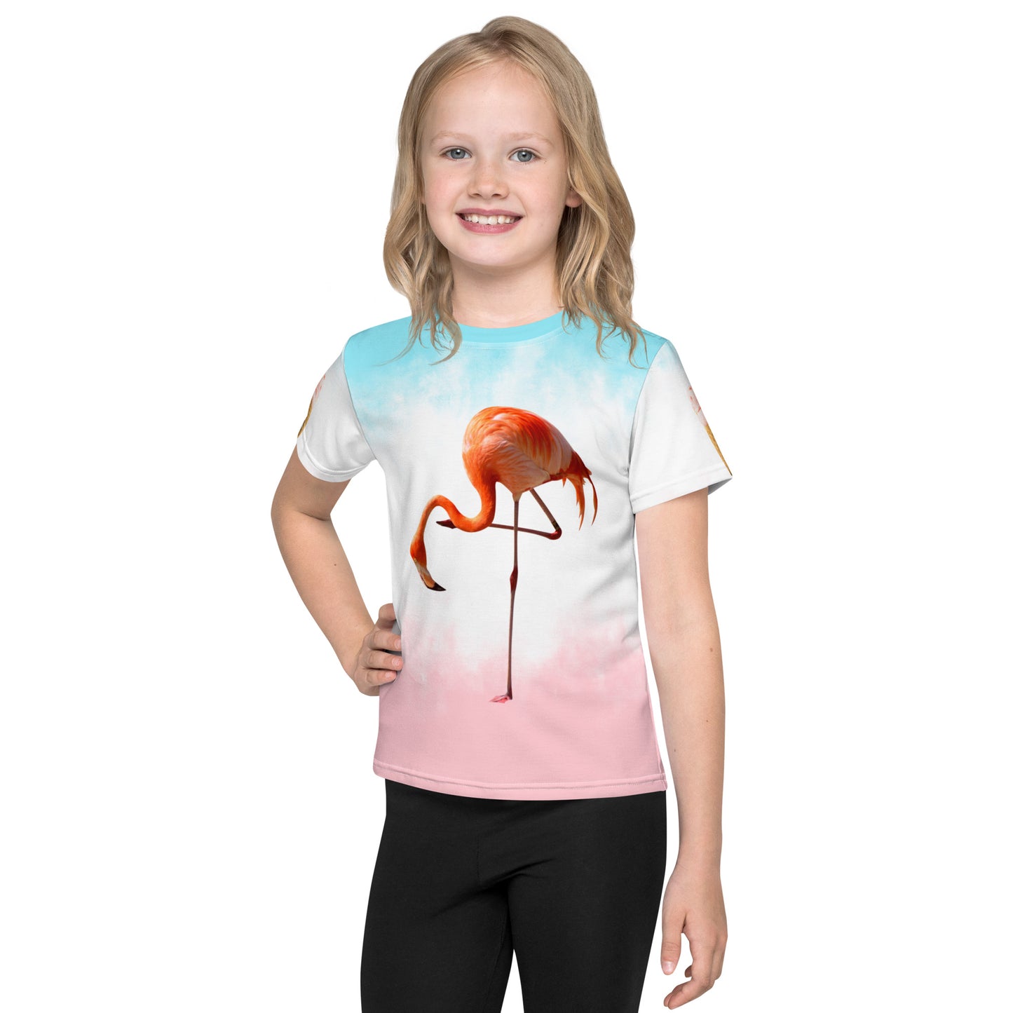 FLAMINGO - Kids crew neck t-shirt - ELLACO