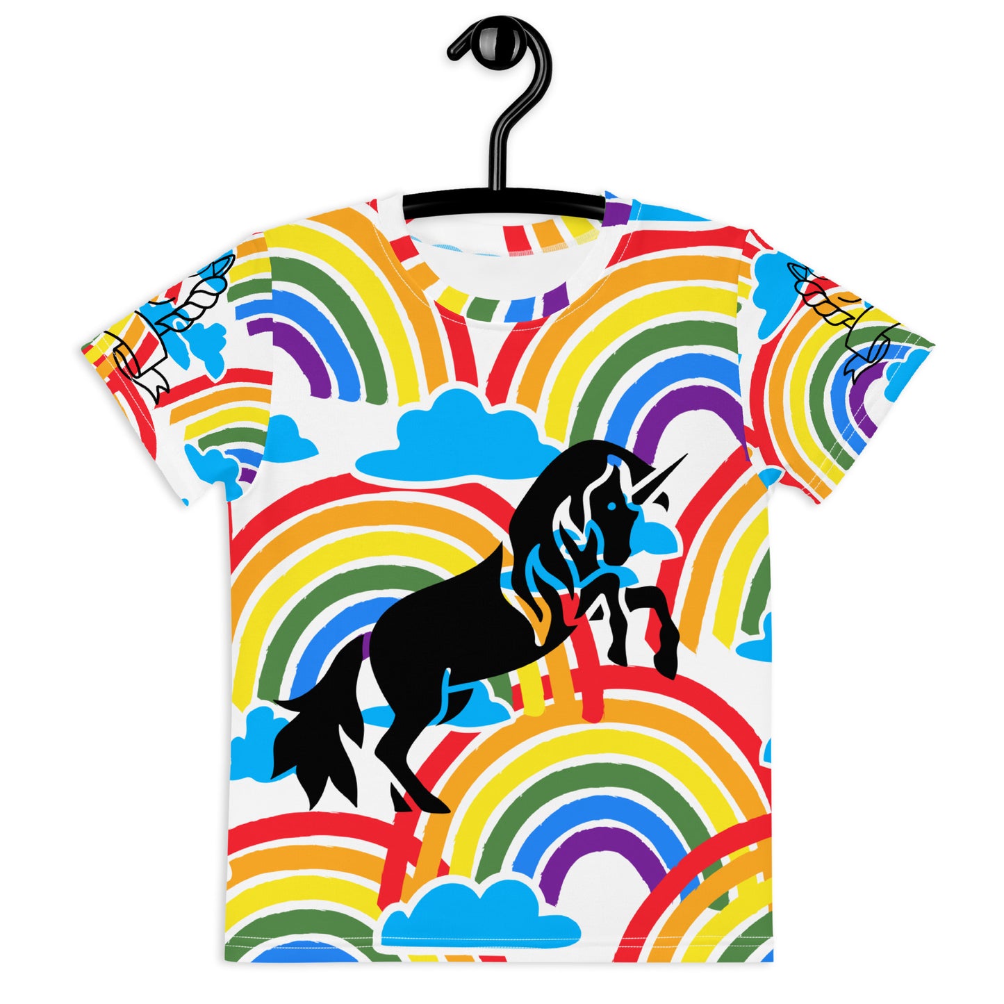Rainbow Unicorn - Kids crew neck t-shirt - ELLACO