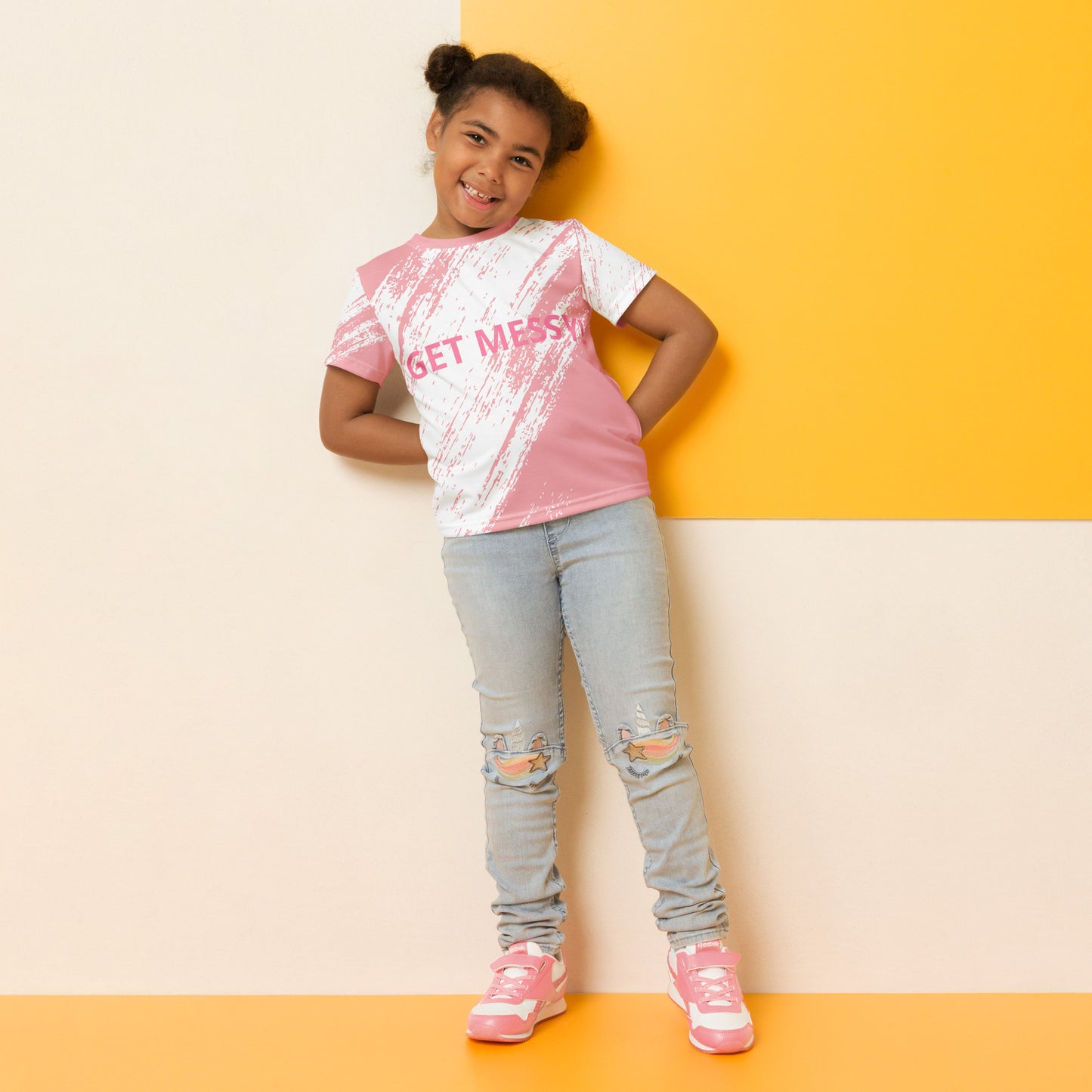 GET MESSY! - Kids crew neck t-shirt - ELLACO