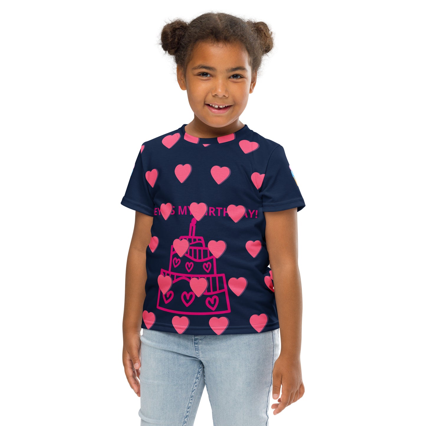 ¡HOLA! ¡ES MI CUMPLEAÑOS! - Camiseta de cuello redondo para niños - ELLACO
