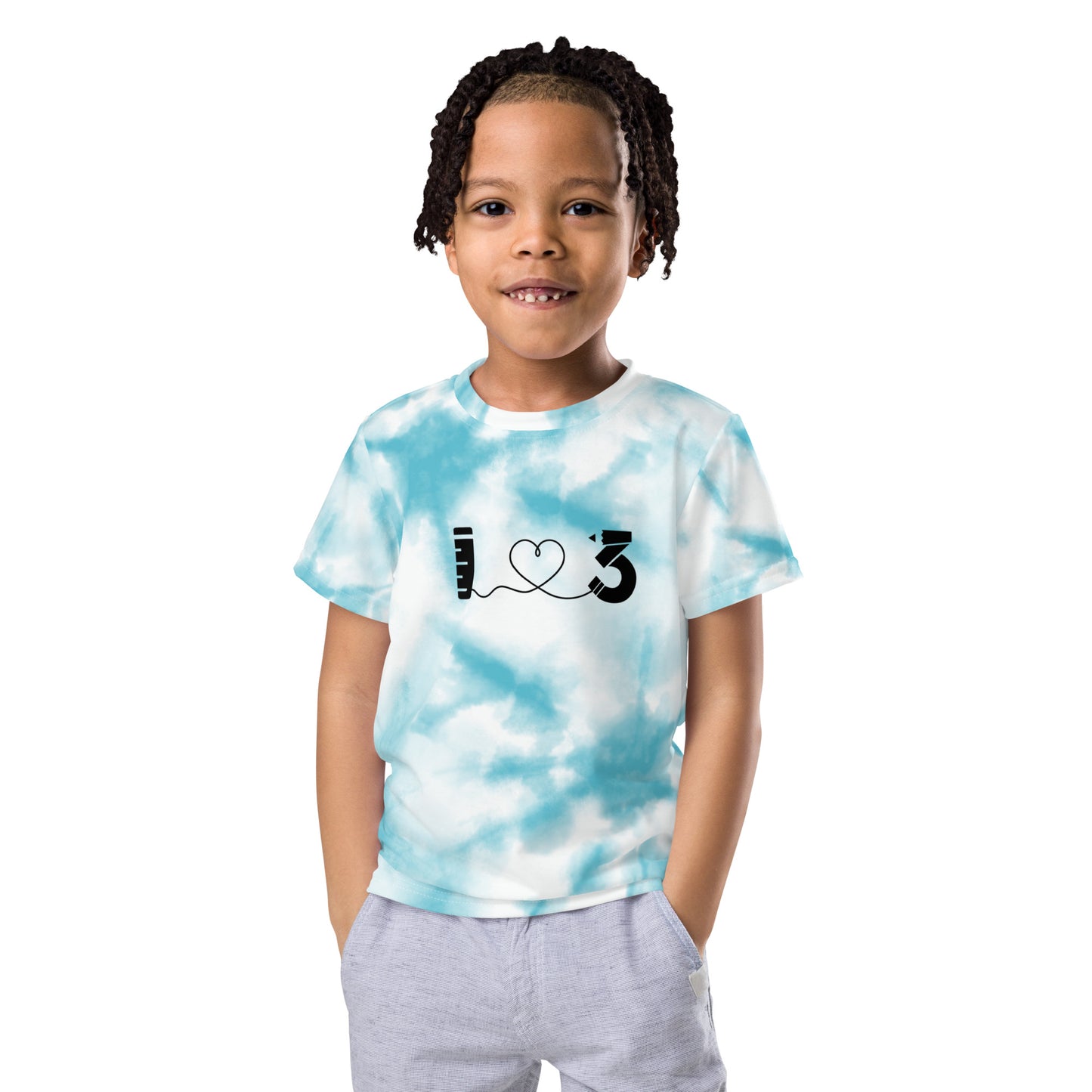 Camiseta de manga corta para niños - LAUSD - ThirdStreetES - TDB-HeartString