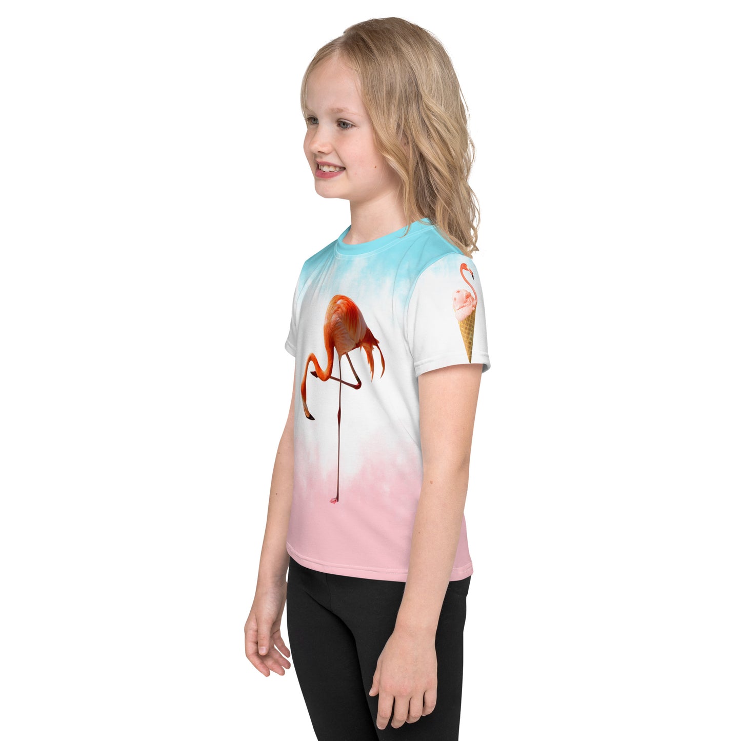 FLAMINGO - Kids crew neck t-shirt - ELLACO
