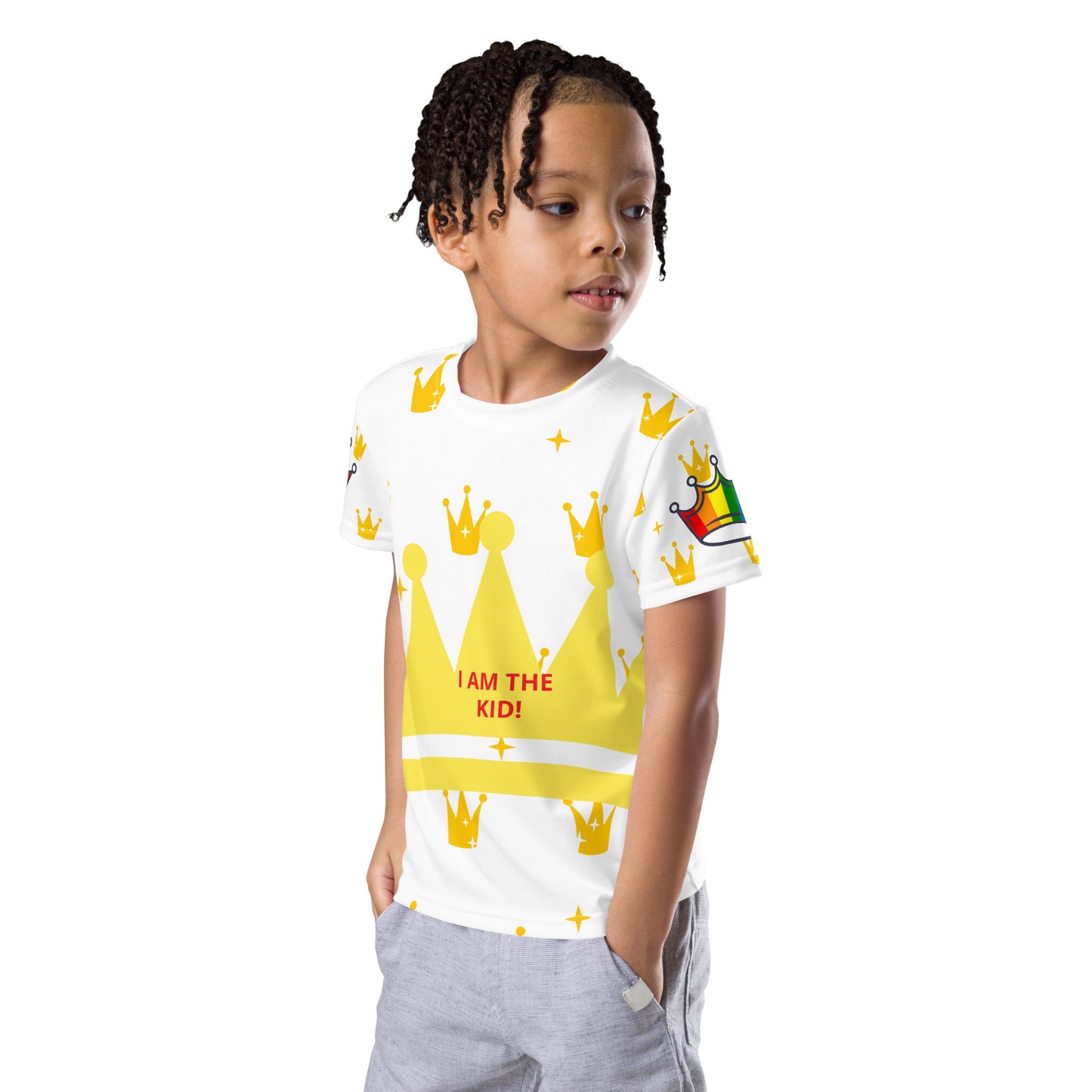 KIDS RULE - Camiseta de cuello redondo para niños - ELLACO