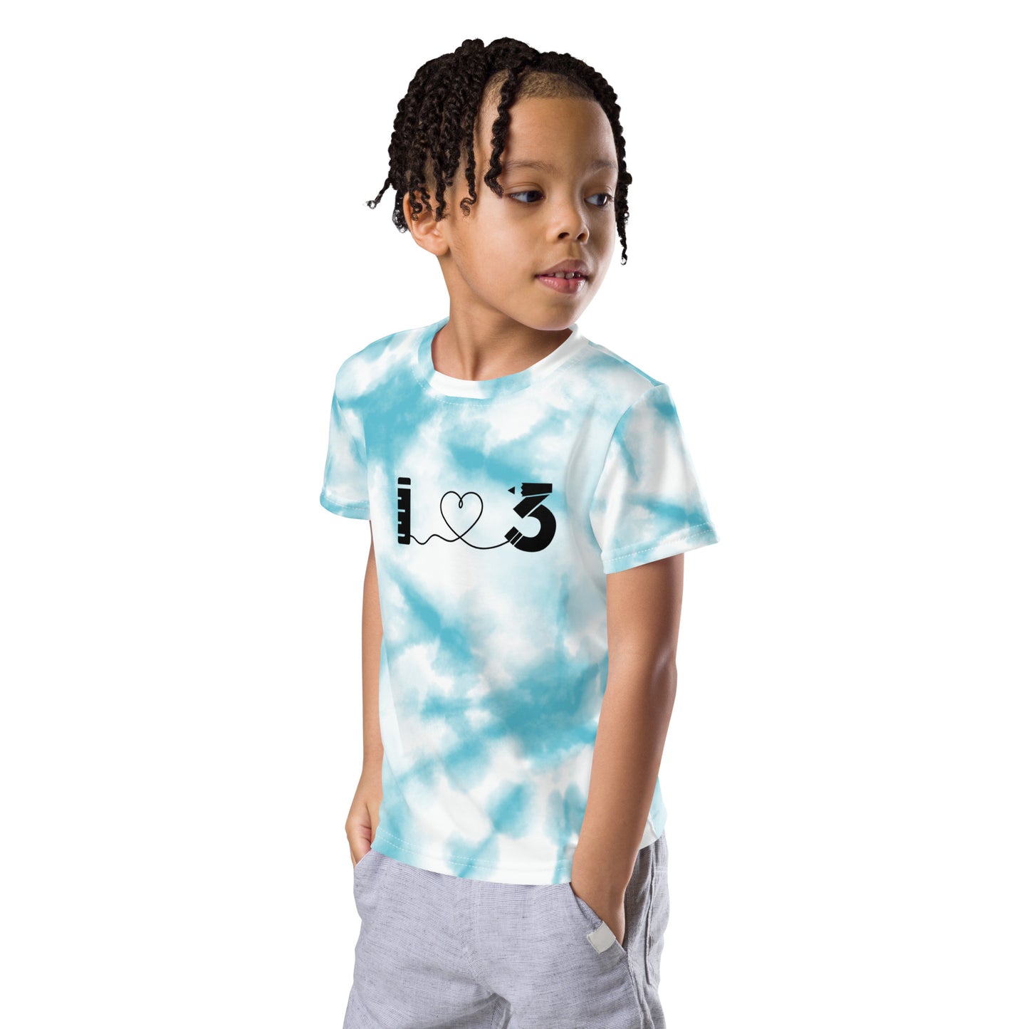 Camiseta de manga corta para niños - LAUSD - ThirdStreetES - TDB-HeartString
