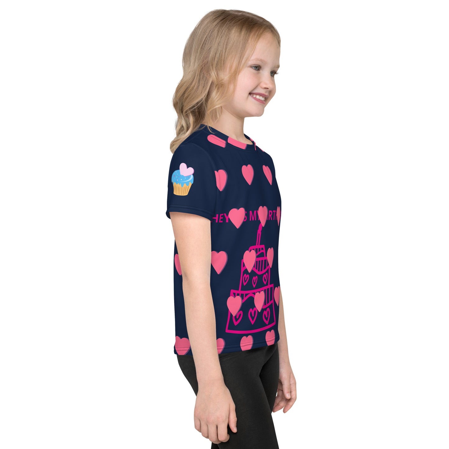 ¡HOLA! ¡ES MI CUMPLEAÑOS! - Camiseta de cuello redondo para niños - ELLACO