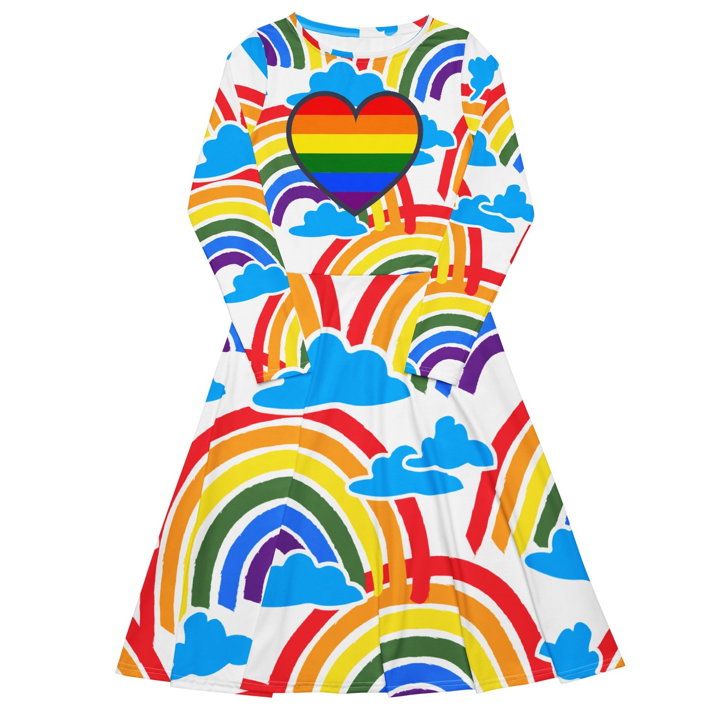¡El arcoíris de tu corazón! Vestido - ELLACO