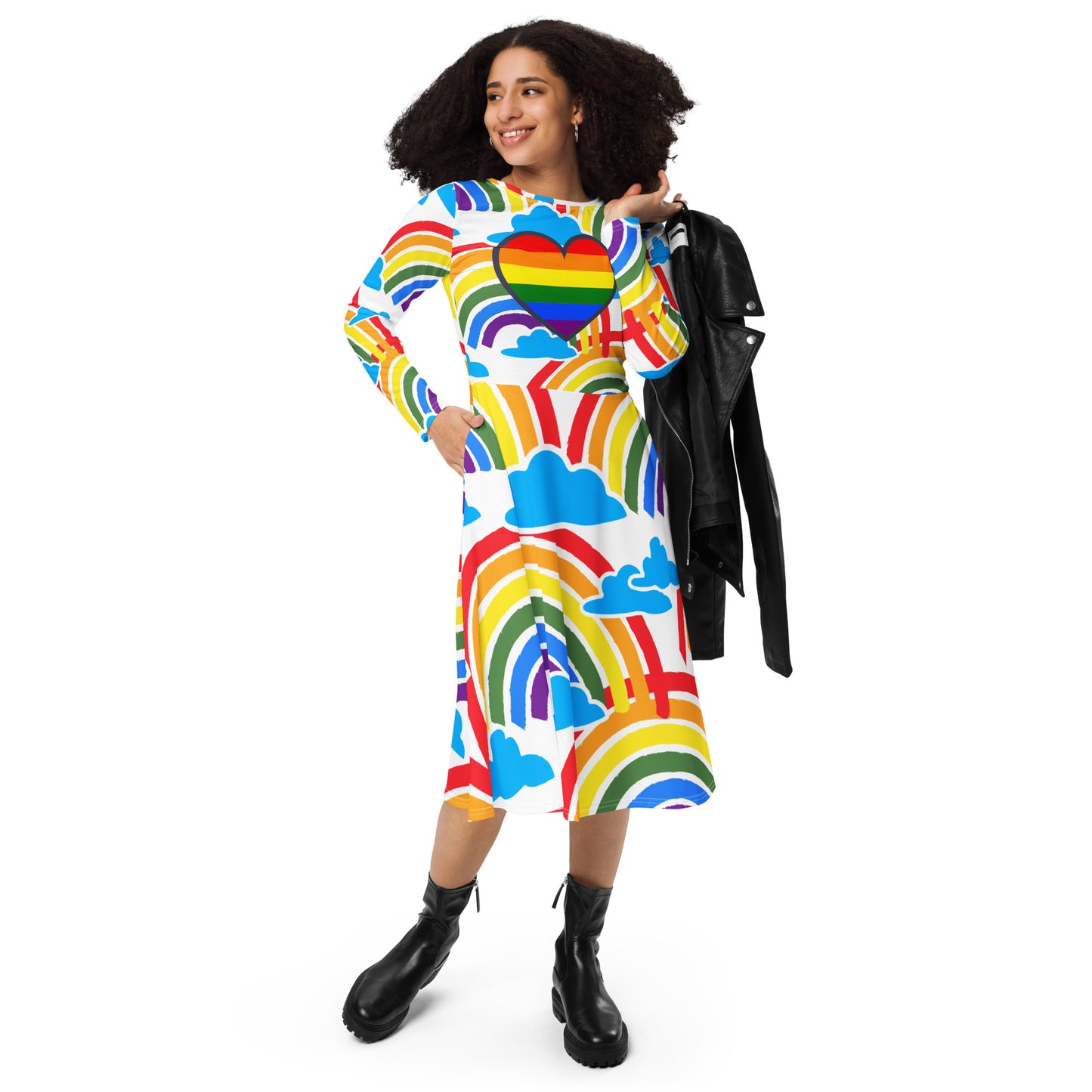¡El arcoíris de tu corazón! Vestido - ELLACO