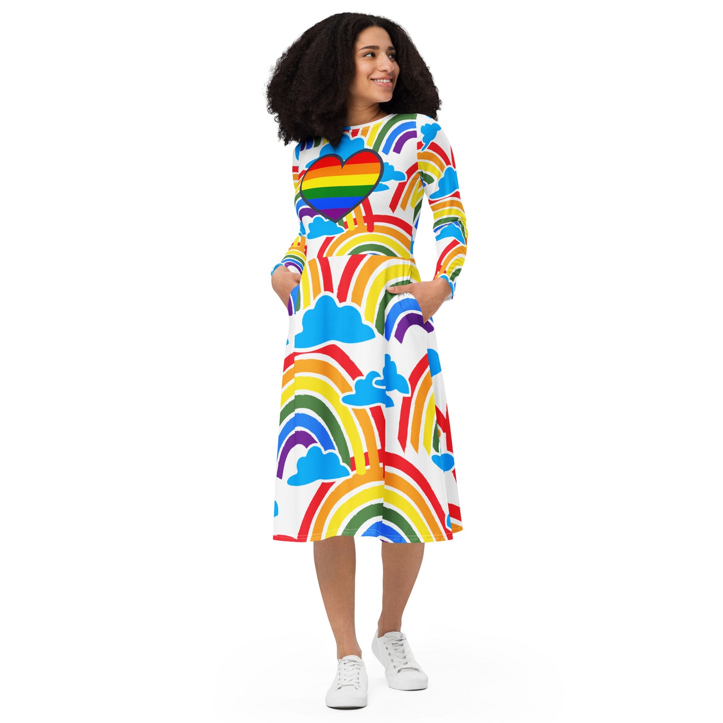 ¡El arcoíris de tu corazón! Vestido - ELLACO