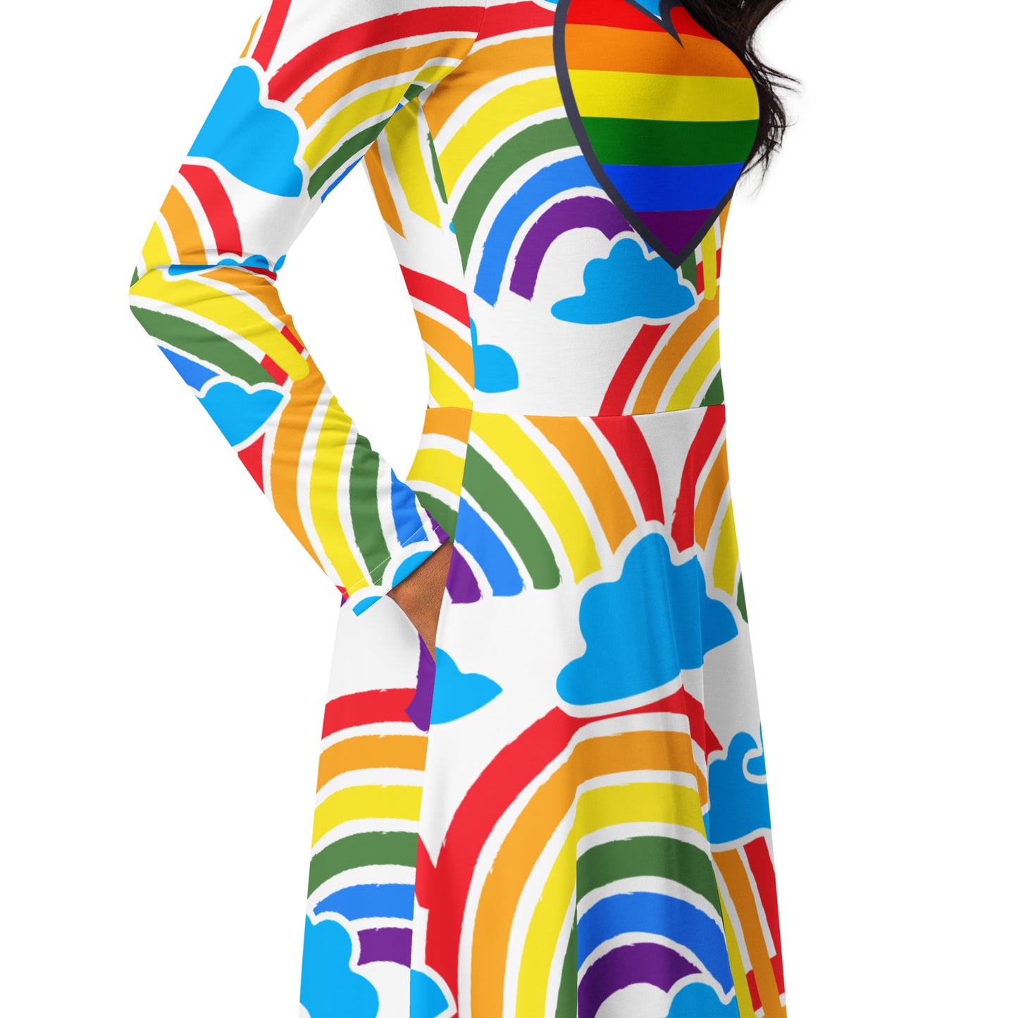 ¡El arcoíris de tu corazón! Vestido - ELLACO