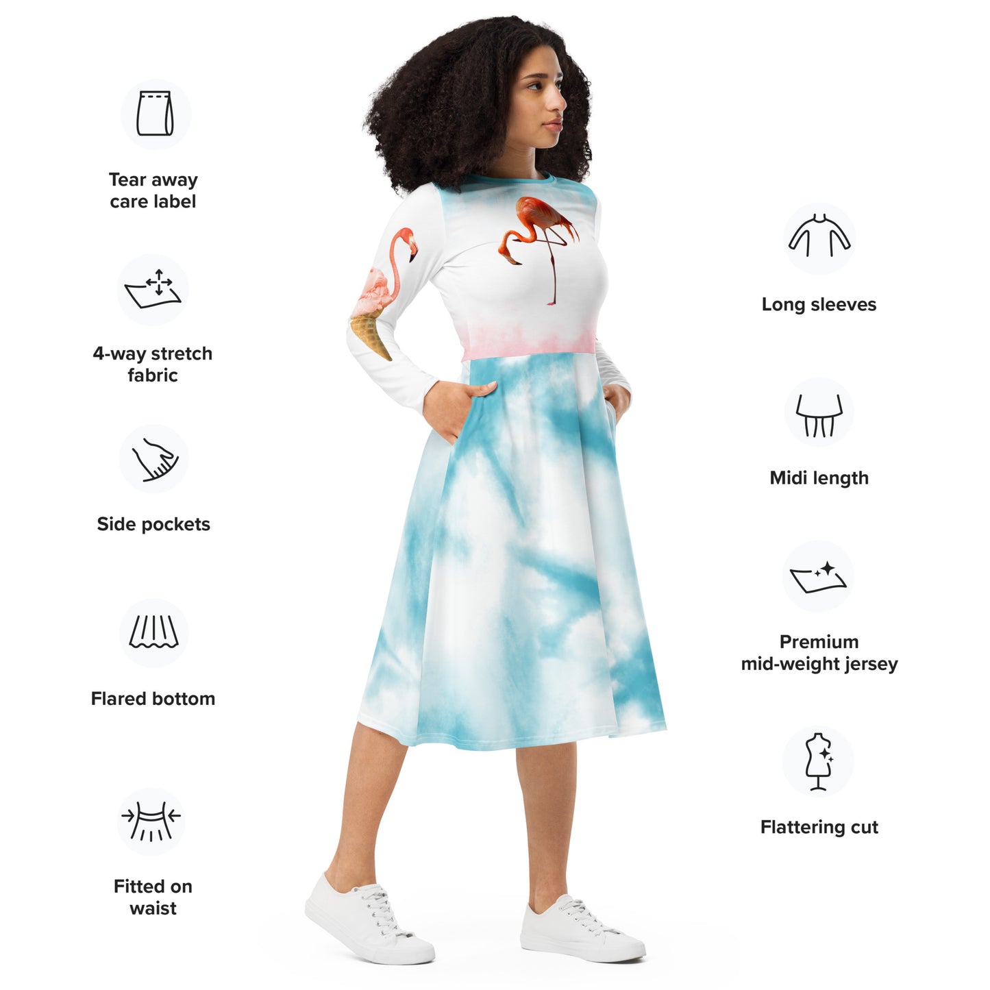 Oh So Flamingo! Dress - ELLACO