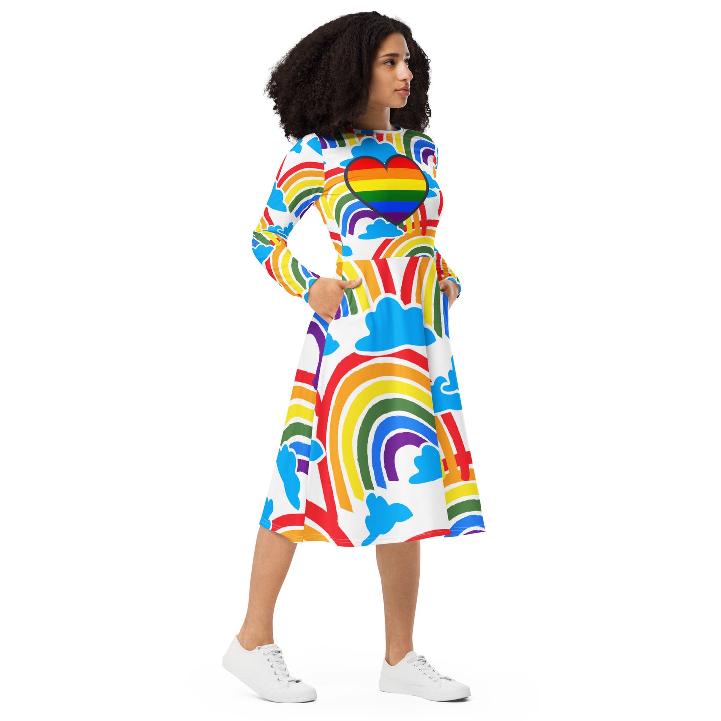 ¡El arcoíris de tu corazón! Vestido - ELLACO