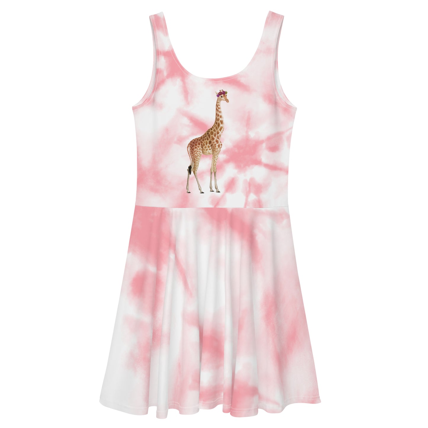 I'm a Giraffe Girl Now!- Skater Dress - ELLACO