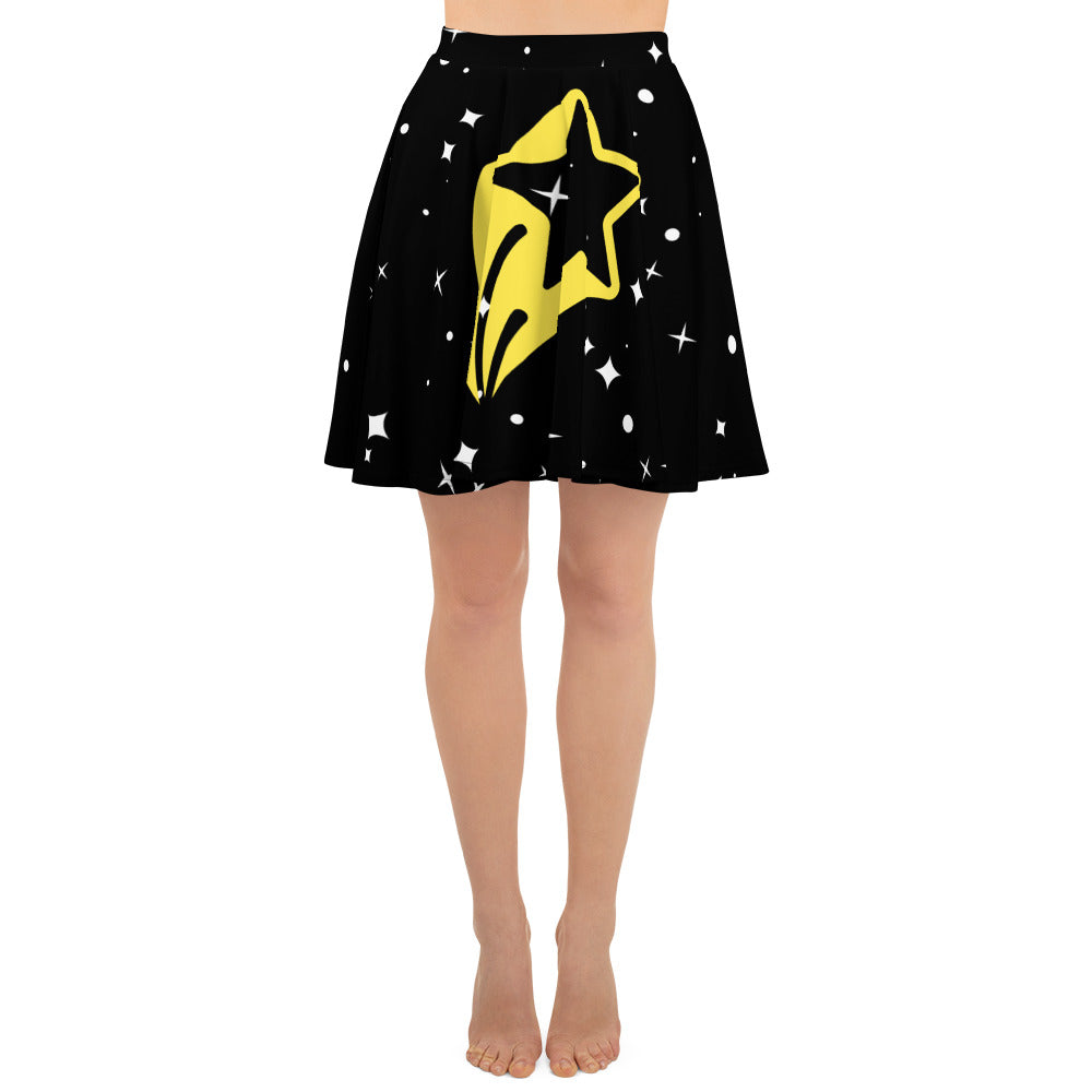 Falda de noche estrellada - Falda skater - ELLACO