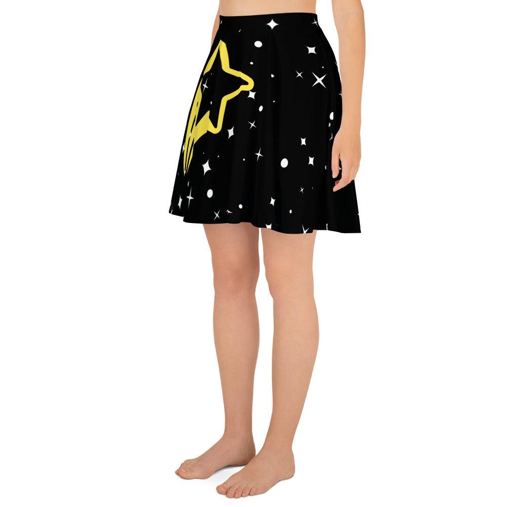 Falda de noche estrellada - Falda skater - ELLACO