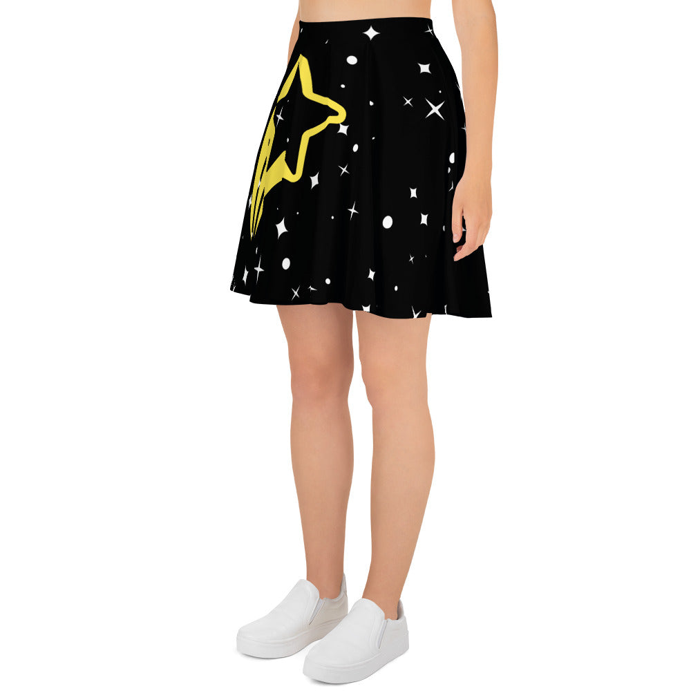 Falda de noche estrellada - Falda skater - ELLACO
