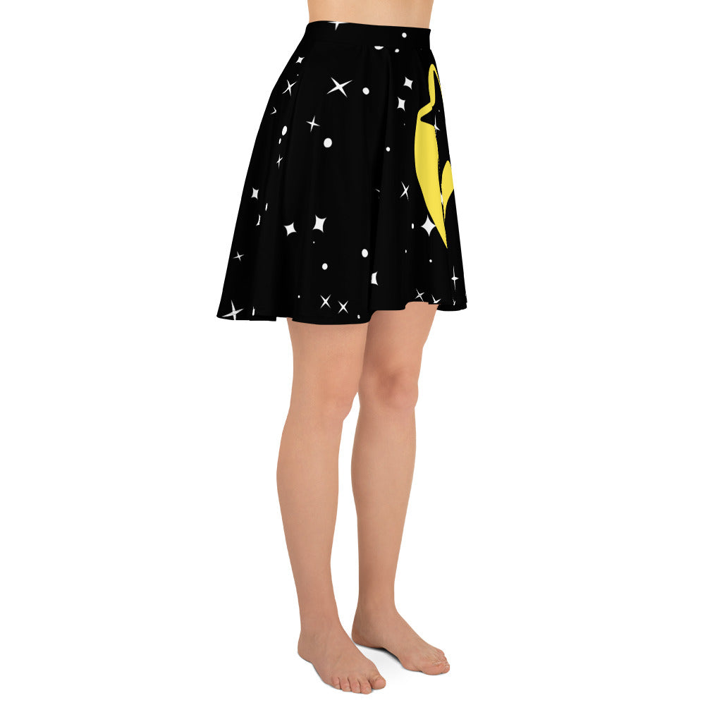 Falda de noche estrellada - Falda skater - ELLACO