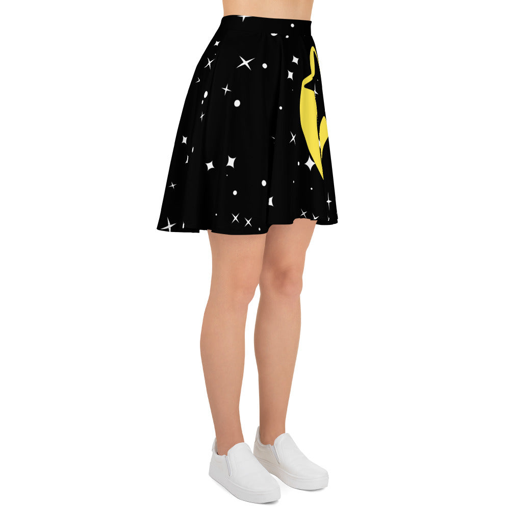 Falda de noche estrellada - Falda skater - ELLACO