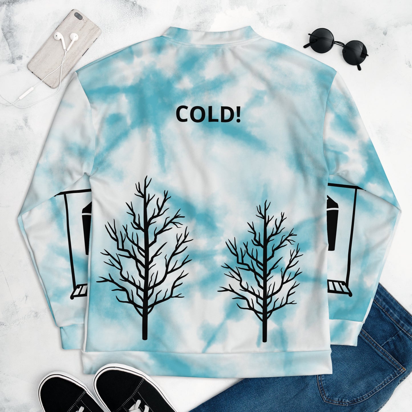 BRR! It'S COLD! - Unisex Bomber Jacket - ELLACO