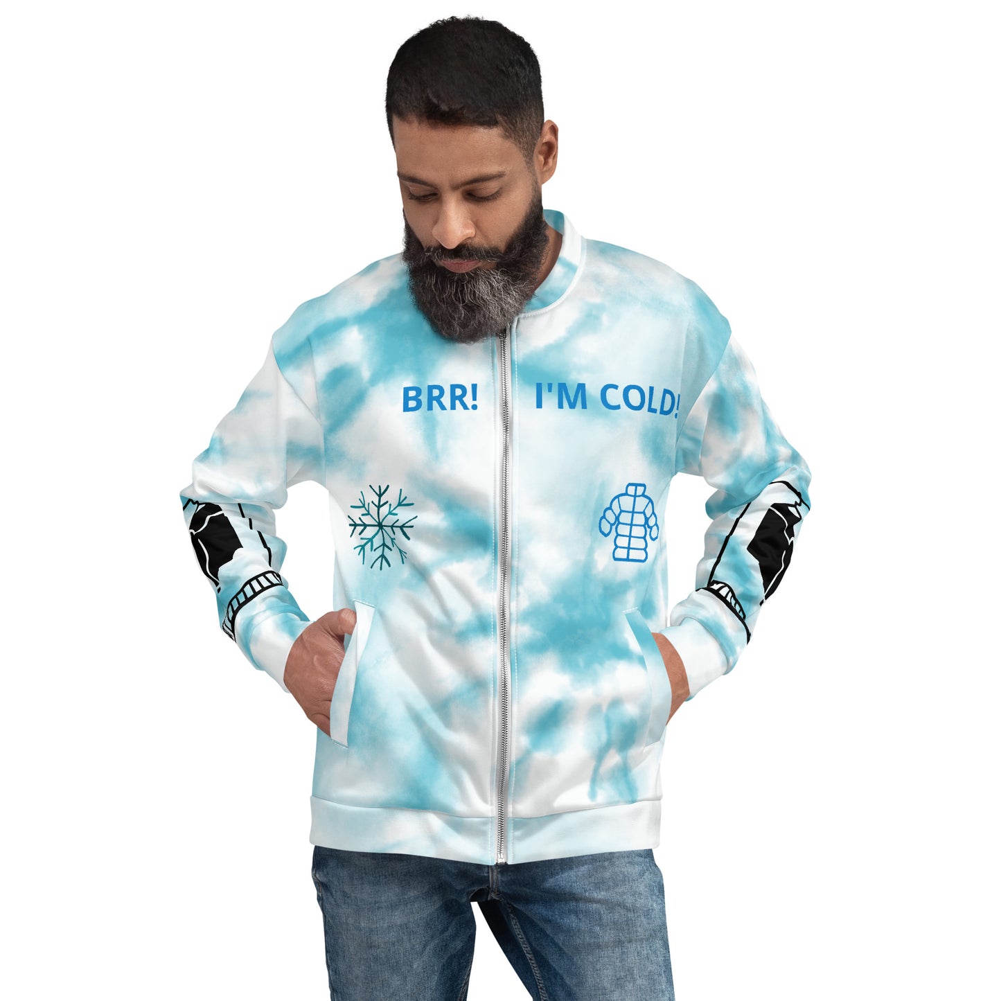 BRR! It'S COLD! - Unisex Bomber Jacket - ELLACO