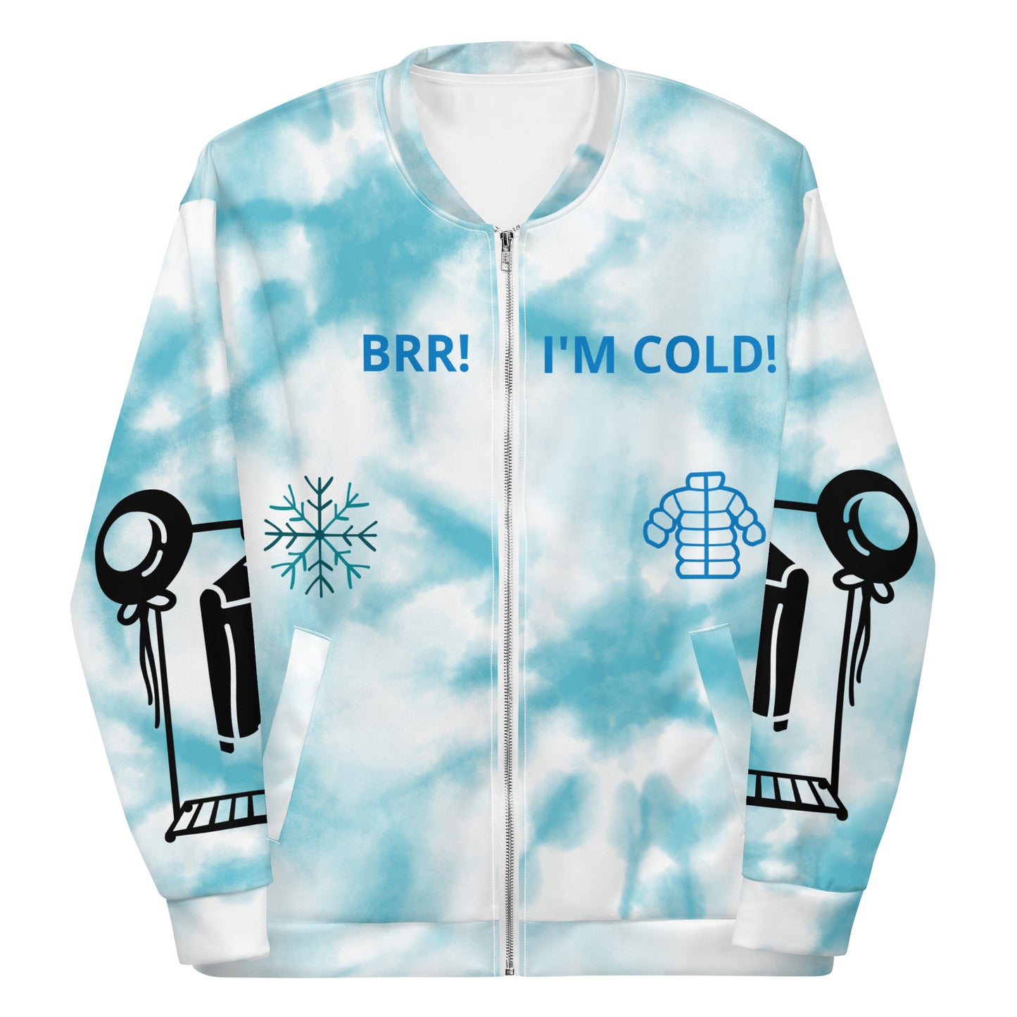 BRR! It'S COLD! - Unisex Bomber Jacket - ELLACO