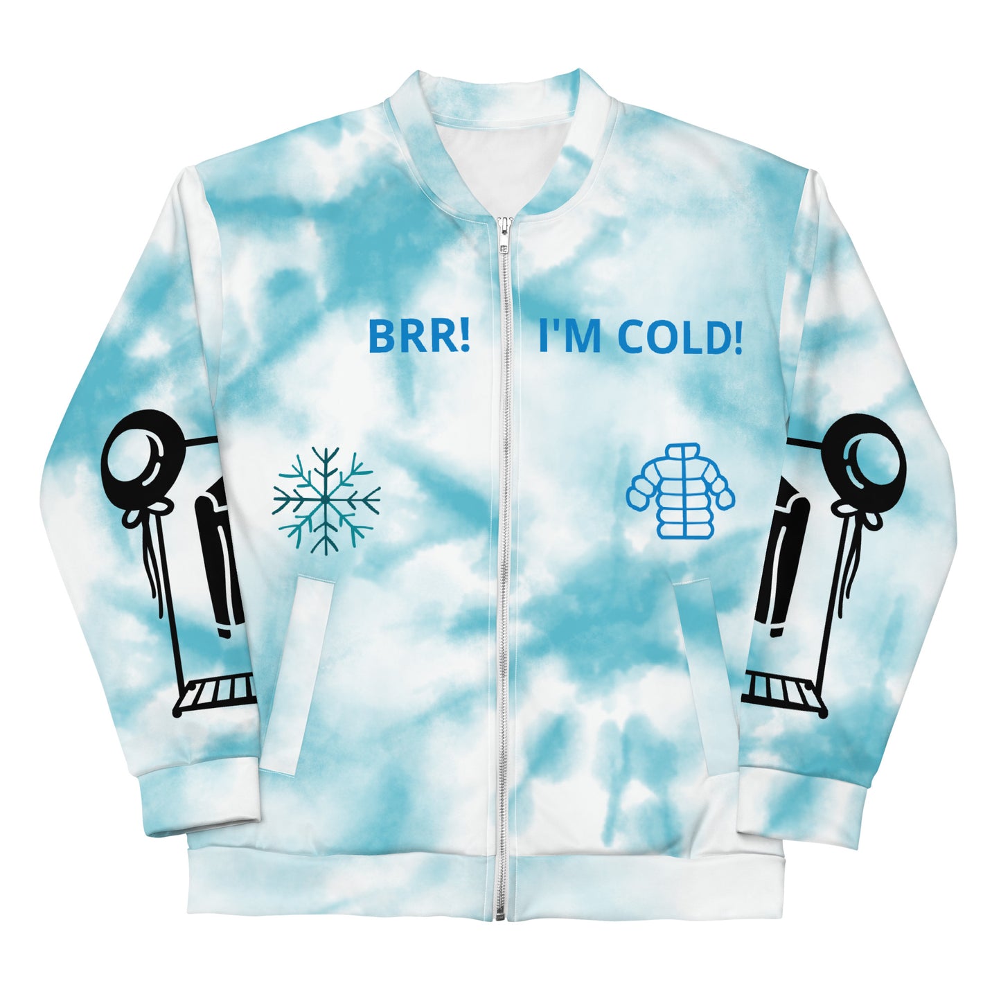 BRR! It'S COLD! - Unisex Bomber Jacket - ELLACO