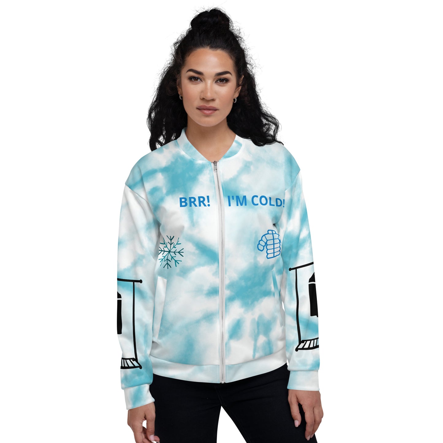 BRR! It'S COLD! - Unisex Bomber Jacket - ELLACO