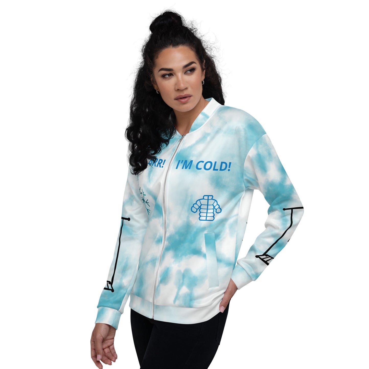 BRR! It'S COLD! - Unisex Bomber Jacket - ELLACO