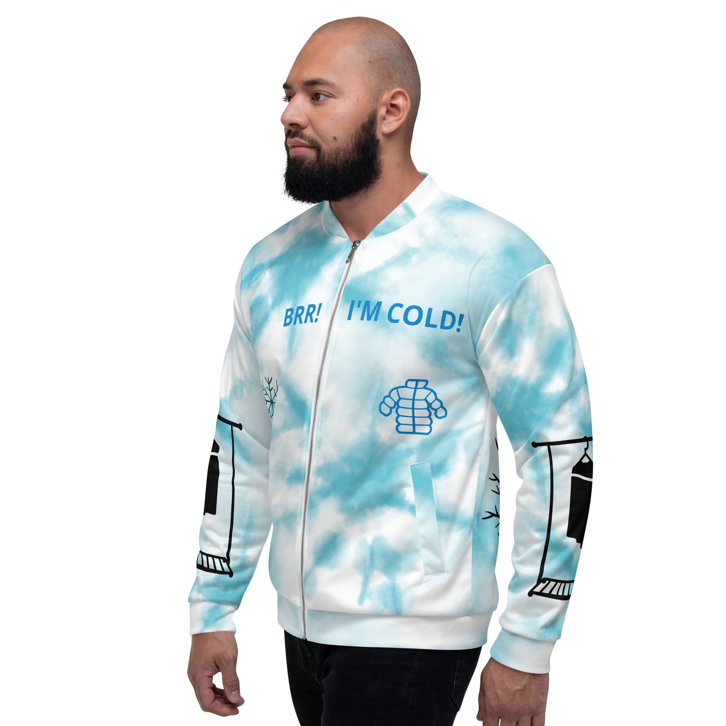 BRR! It'S COLD! - Unisex Bomber Jacket - ELLACO