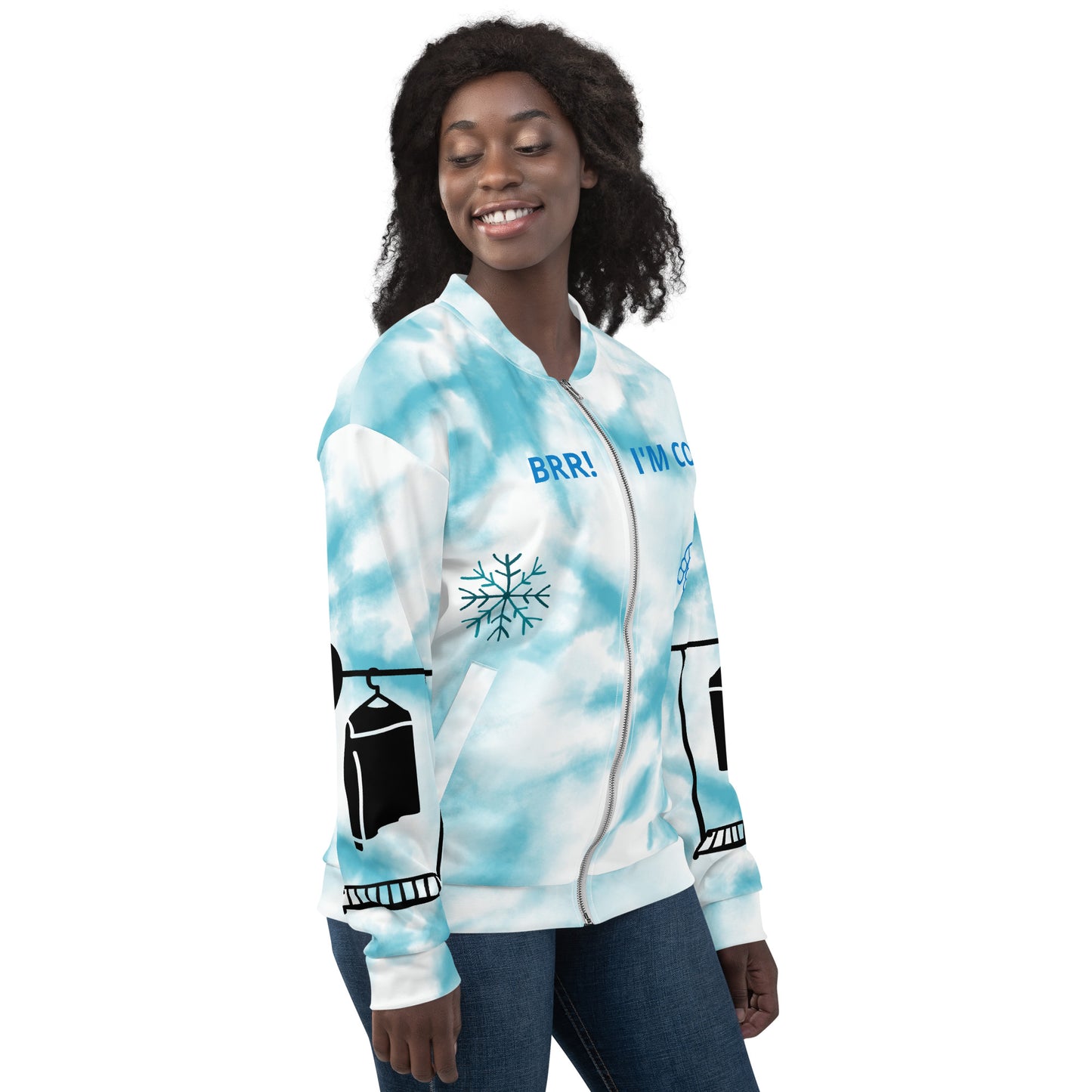 BRR! It'S COLD! - Unisex Bomber Jacket - ELLACO
