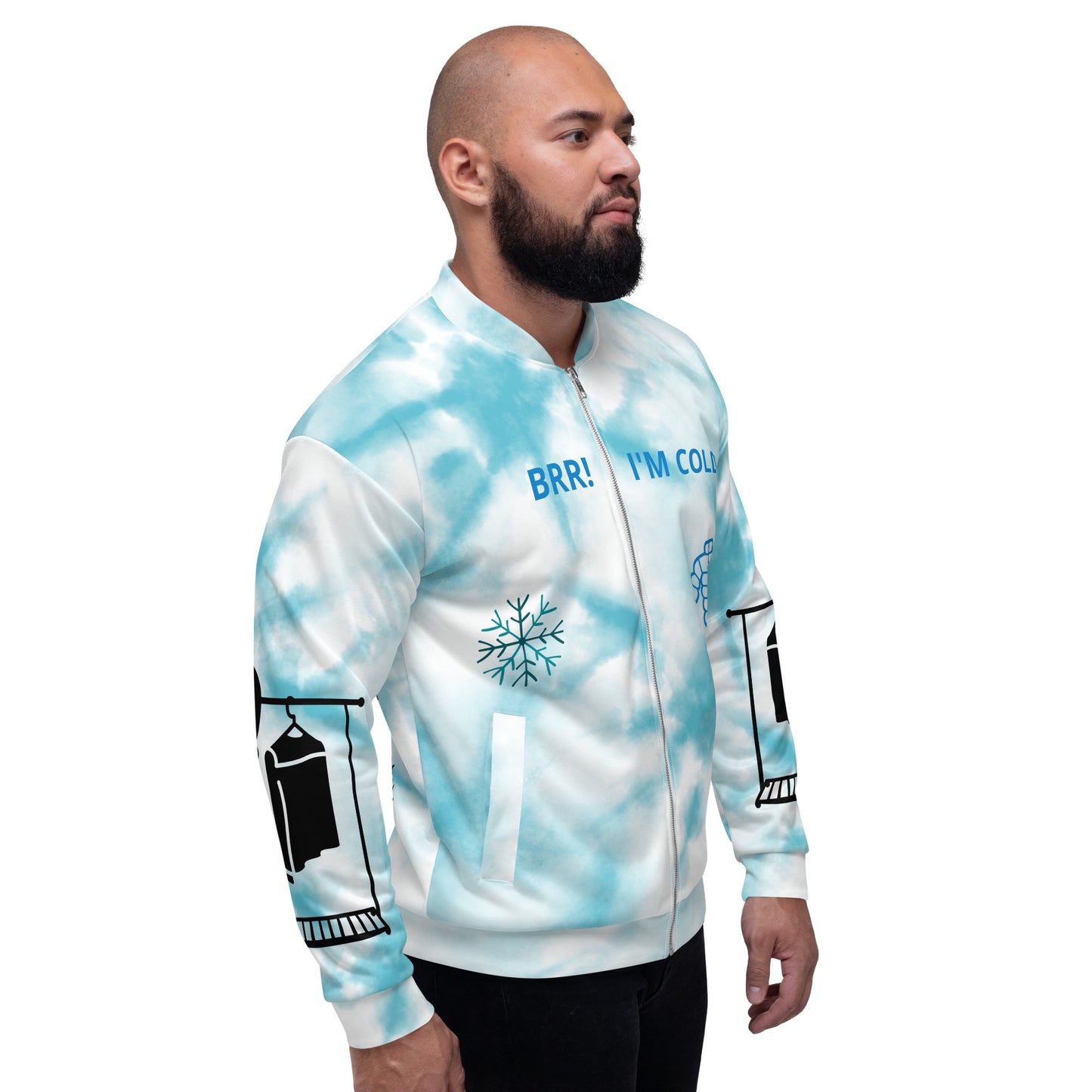 BRR! It'S COLD! - Unisex Bomber Jacket - ELLACO