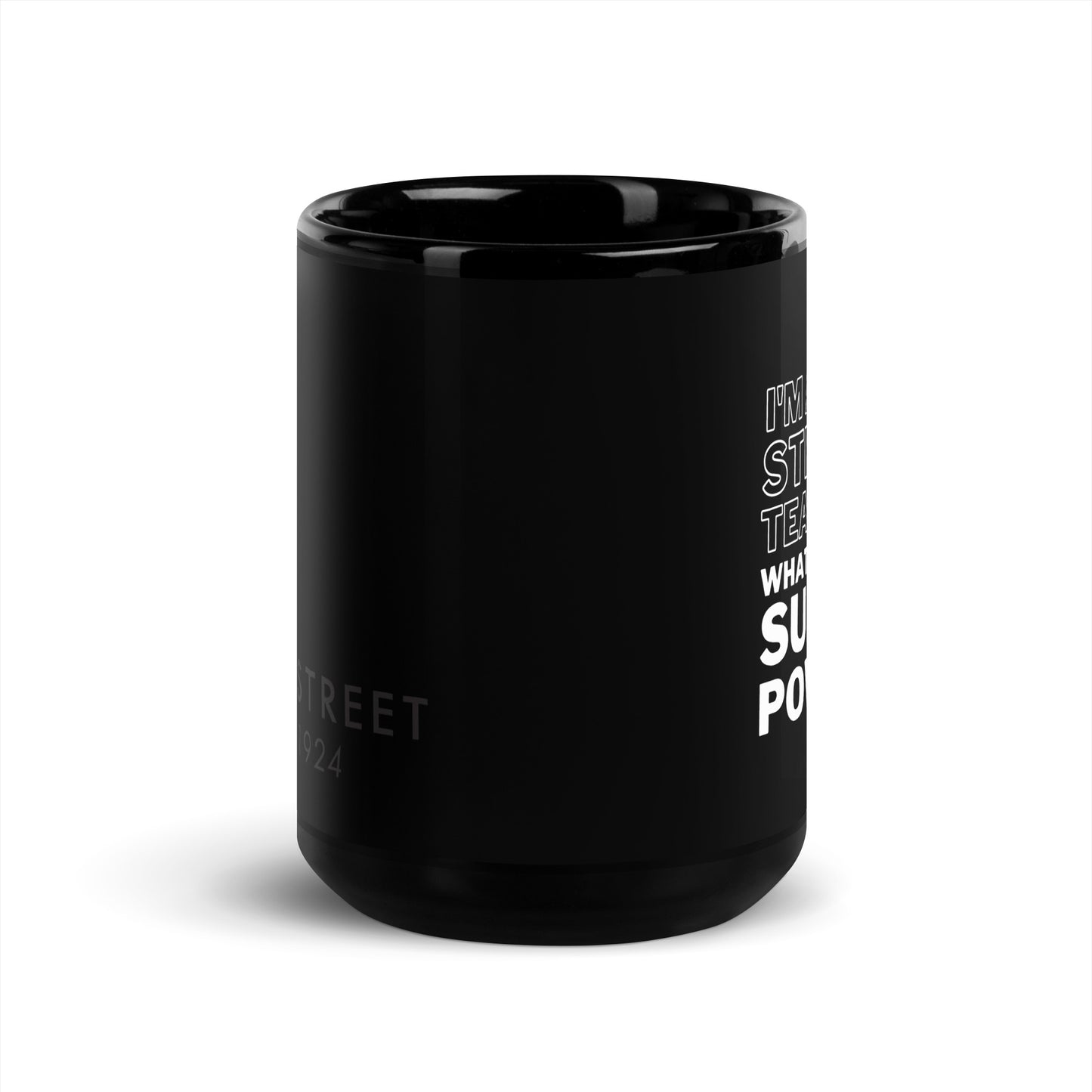 Taza negra brillante - Teacher1924 - LAUSD - ThirdStreetES