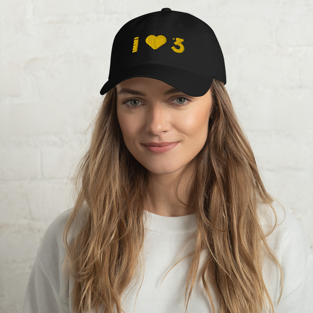 Gorra de béisbol ajustable - LAUSD - ThirdStreetES - YellowHeartLogo