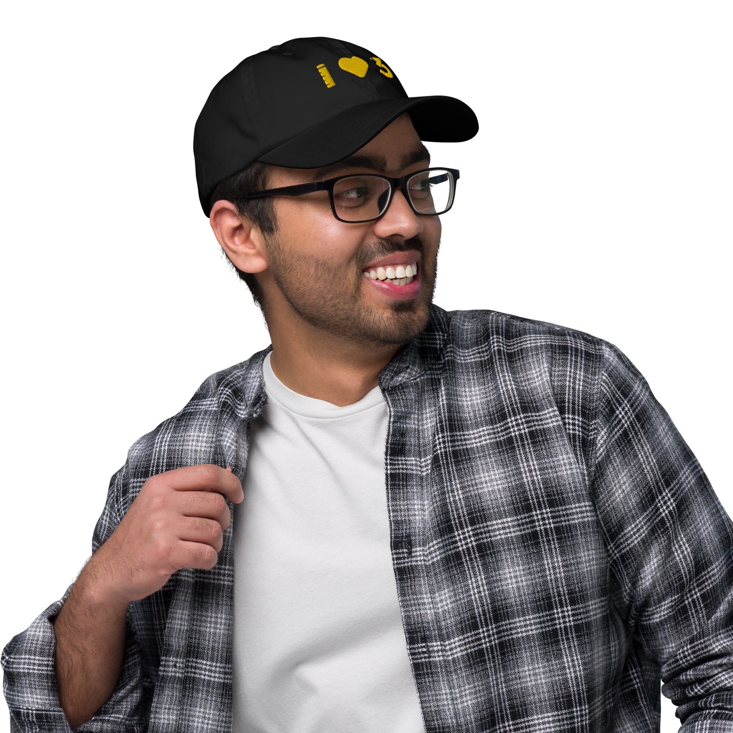 Gorra de béisbol ajustable - LAUSD - ThirdStreetES - YellowHeartLogo