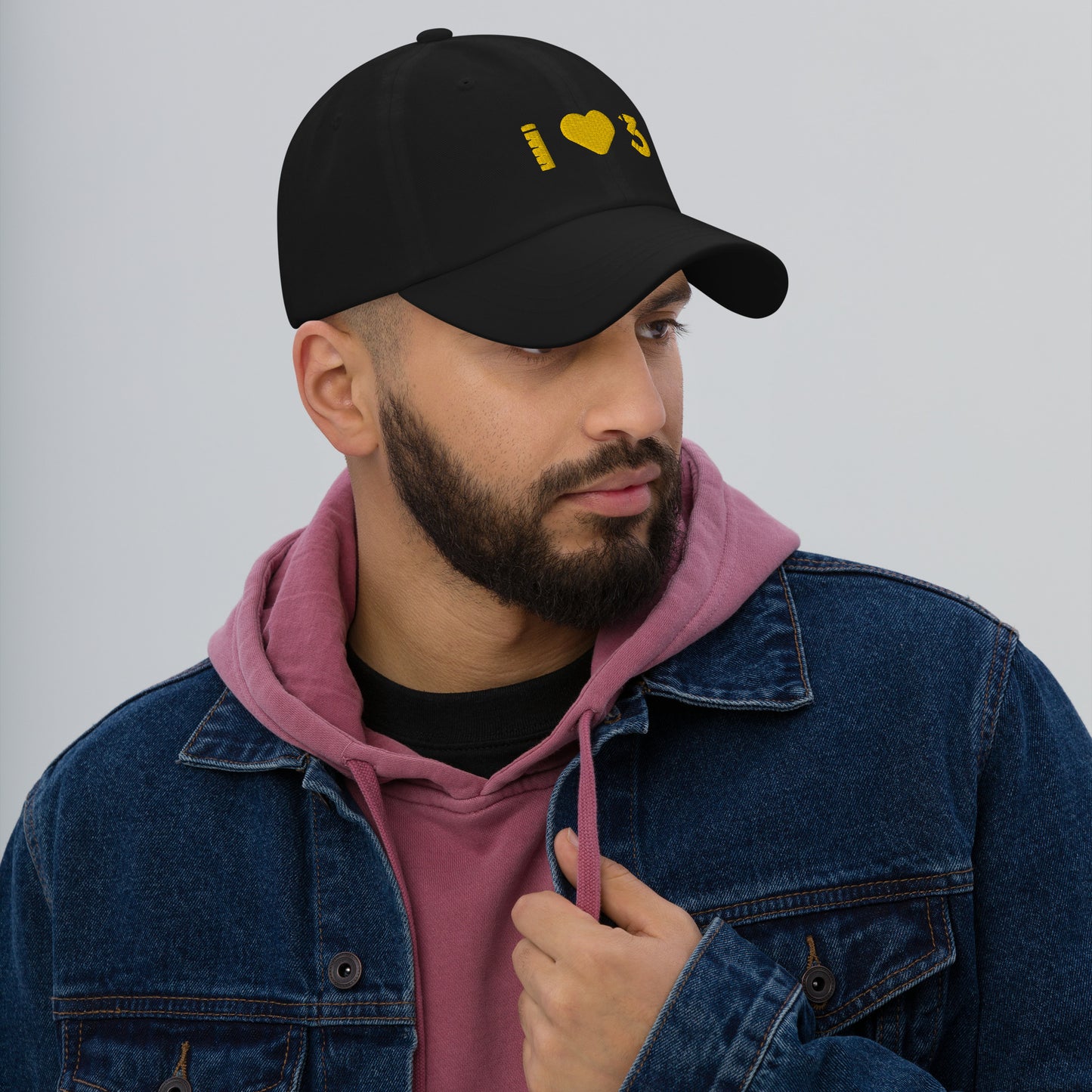 Gorra de béisbol ajustable - LAUSD - ThirdStreetES - YellowHeartLogo