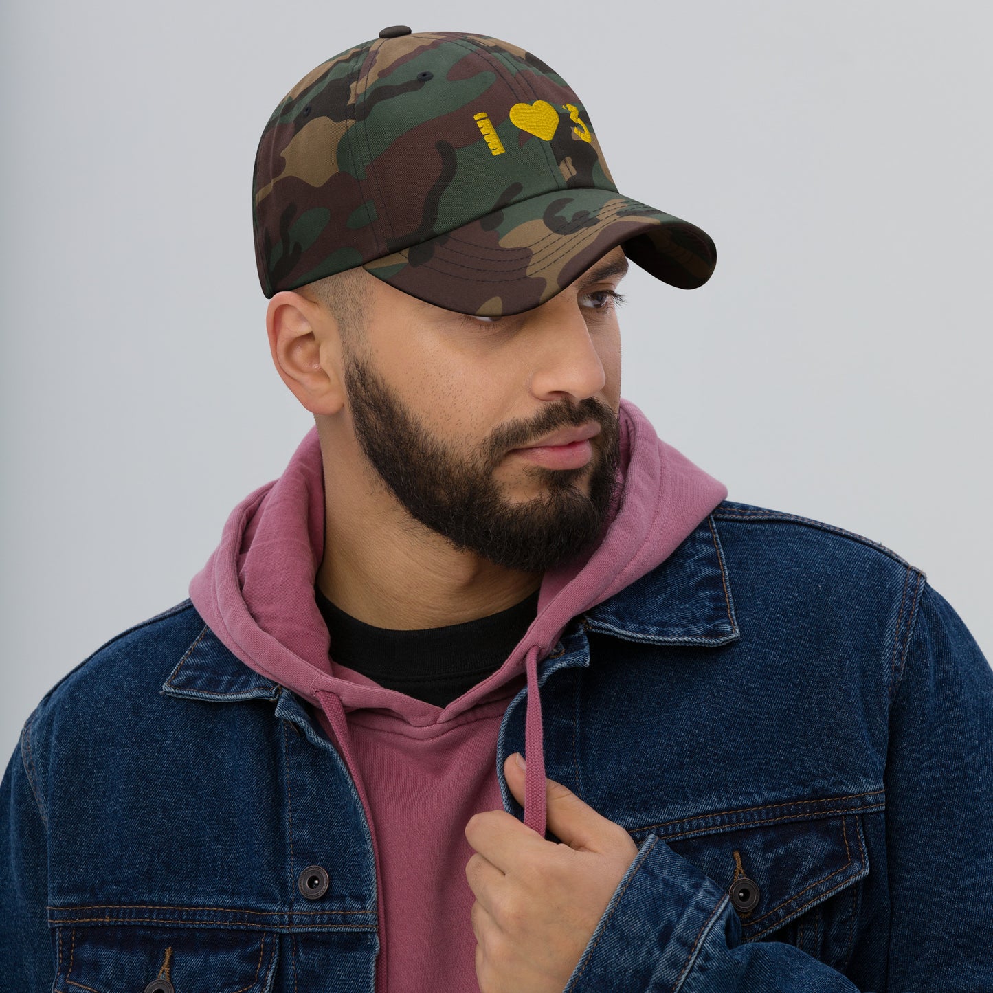 Gorra de béisbol ajustable - LAUSD - ThirdStreetES - YellowHeartLogo