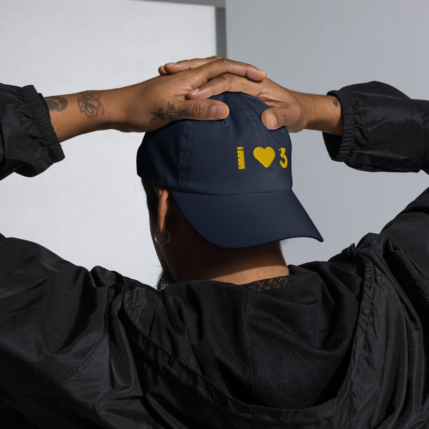 Gorra de béisbol ajustable - LAUSD - ThirdStreetES - YellowHeartLogo