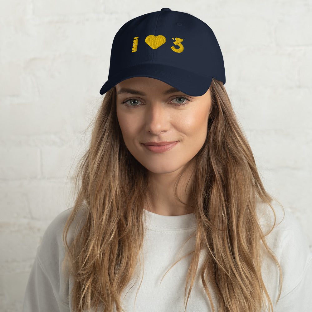 Gorra de béisbol ajustable - LAUSD - ThirdStreetES - YellowHeartLogo