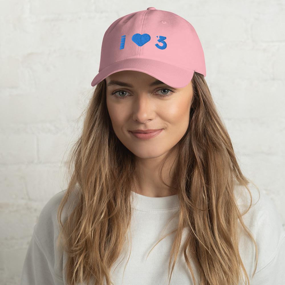 Gorra de béisbol ajustable - LAUSD - ThirdStreetES - BlueHeartLogo