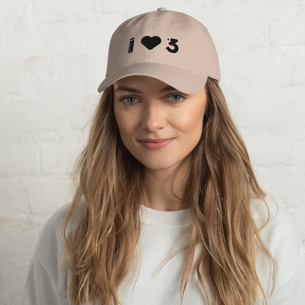 Adjustable Baseball Hat - LAUSD - ThirdStreetES - BlackHeartLogo