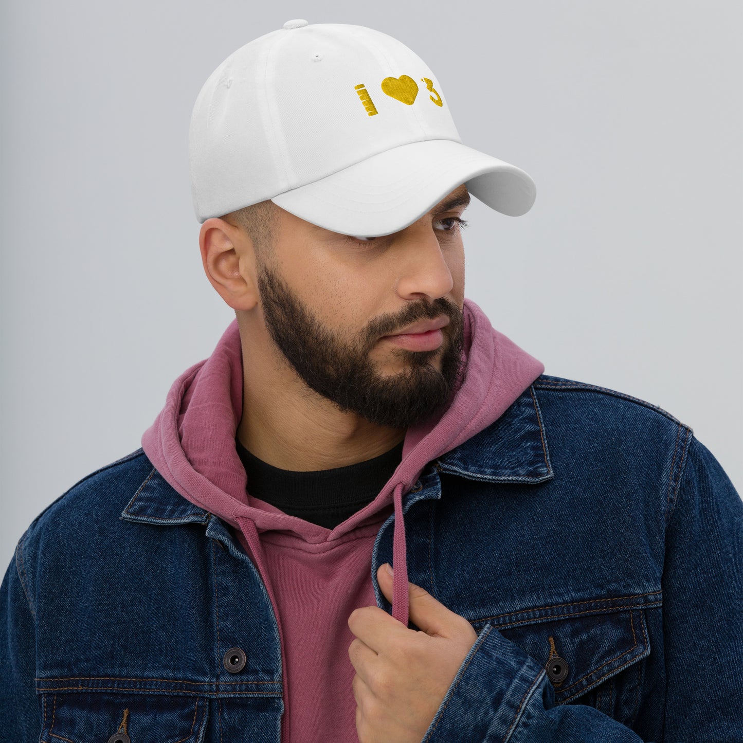 Gorra de béisbol ajustable - LAUSD - ThirdStreetES - YellowHeartLogo