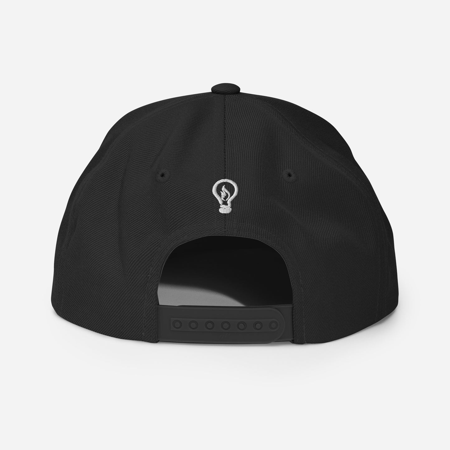 Gorra snapback - KAI - WhiteLogoWLightonBack