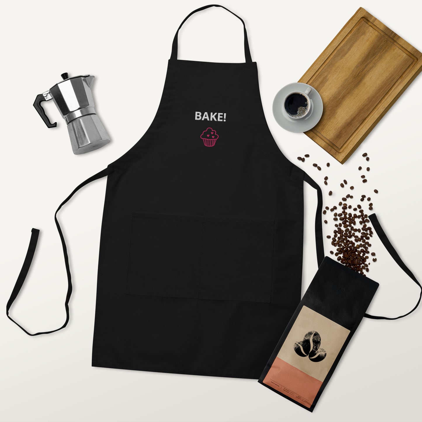 BAKE - Embroidered Apron -ELLACO