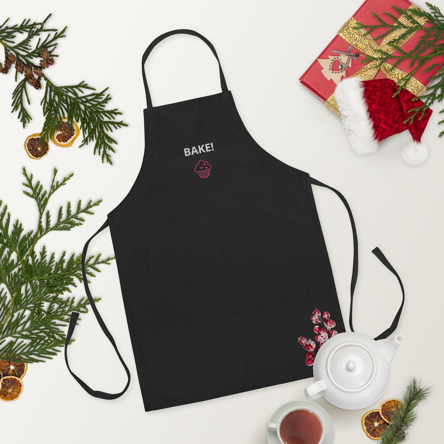 BAKE - Embroidered Apron -ELLACO