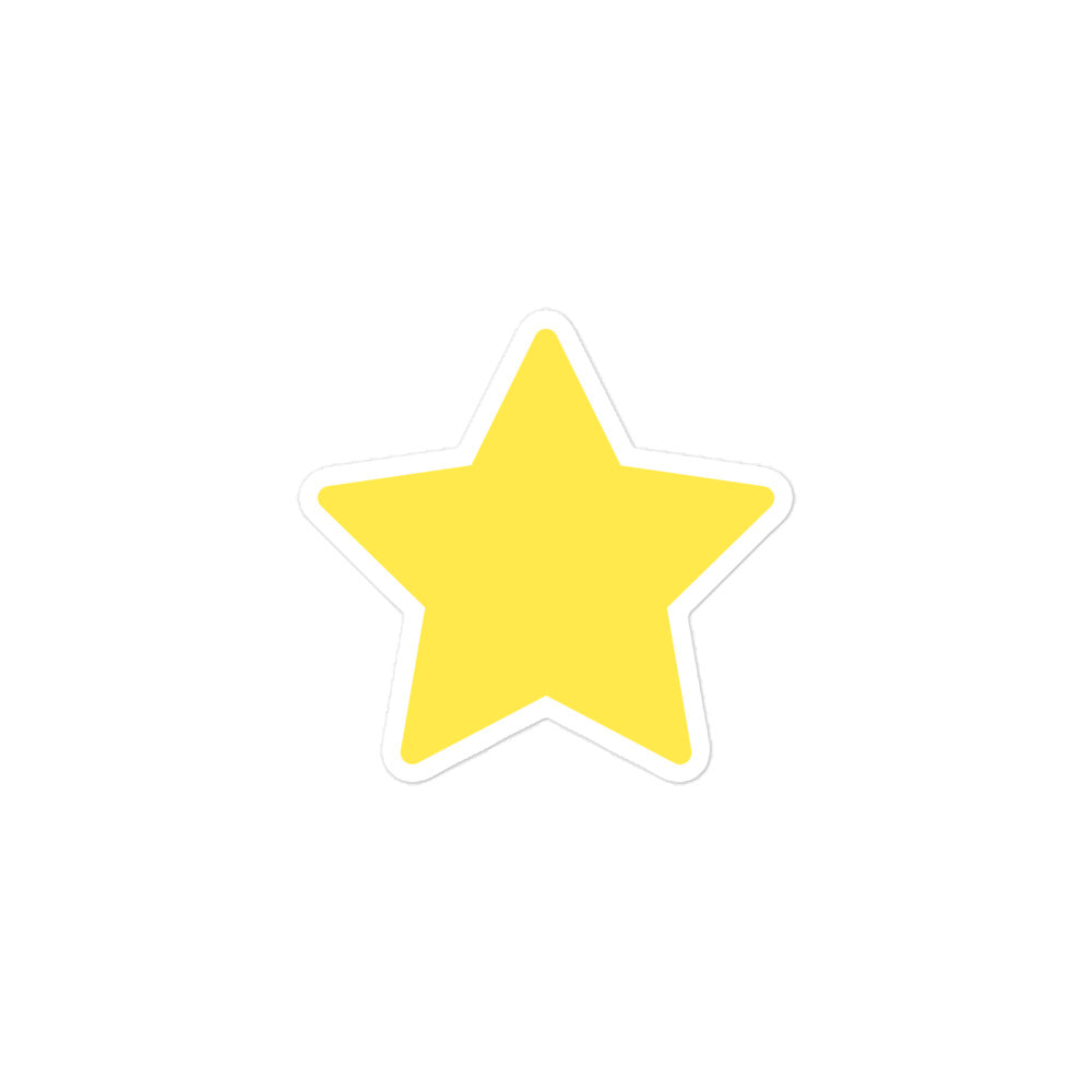Star - Bubble-free stickers - ELLACO